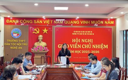 Hội nghị chủ nhiệm đầu năm học 2025 – 2026